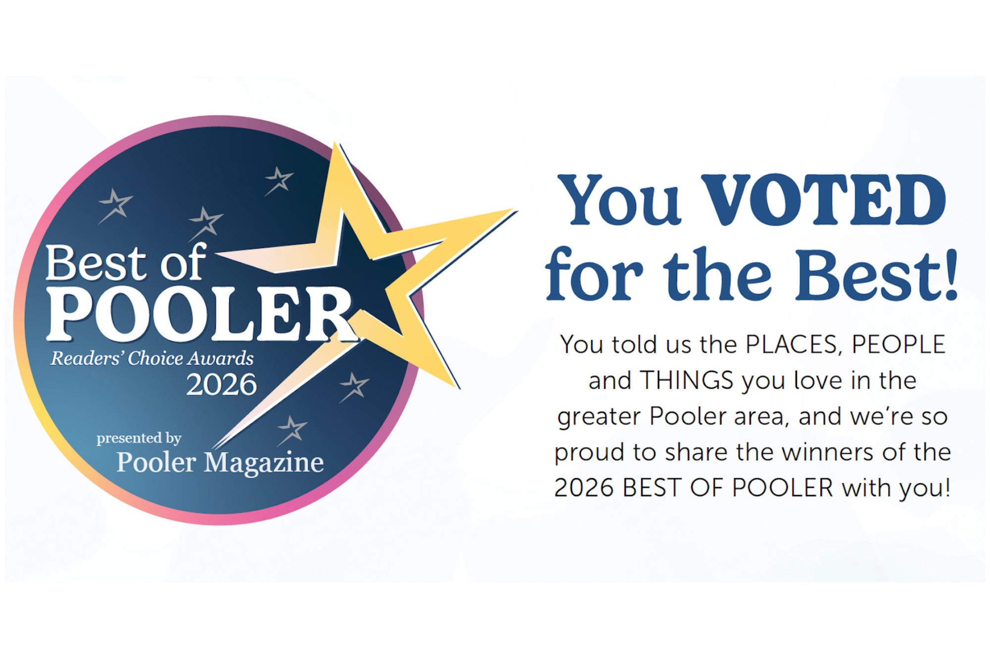 Best of Pooler 2026 Readers' Choice Awards | Pooler Magazine | Pooler, GA