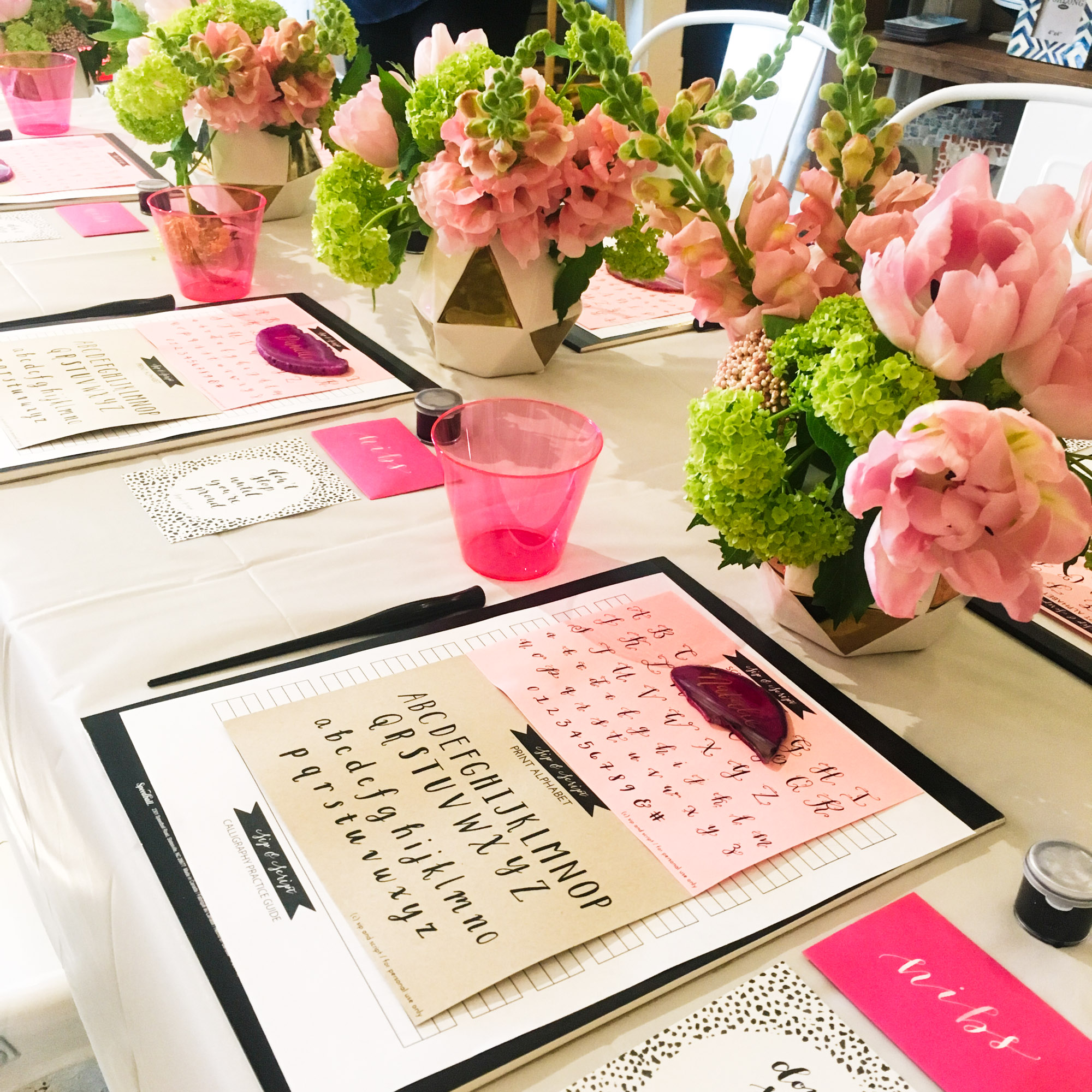 “Modern Calligraphy for Beginners” @ JB Duke Hotel Marketplace Bar