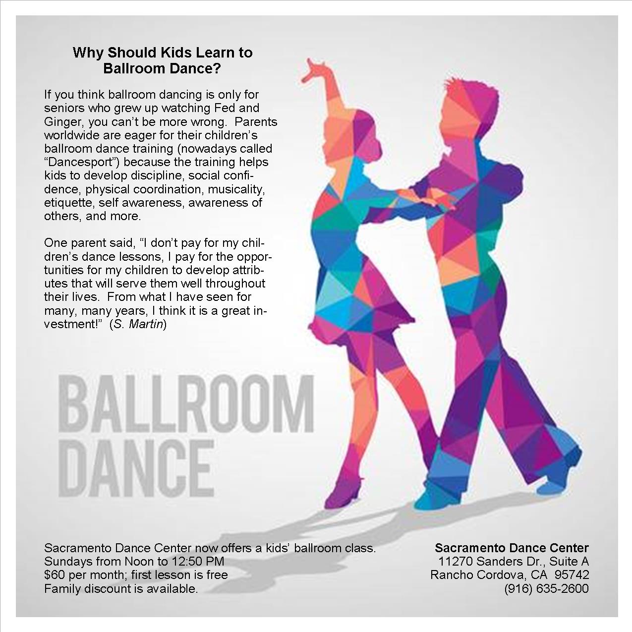 Kids Ballroom Latin Class Kids Ballroom Latin Class