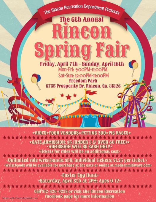 Spring Fair Location The 6th Annual Rincon Spring Fair